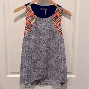 Boutique Flowy Open Back Top